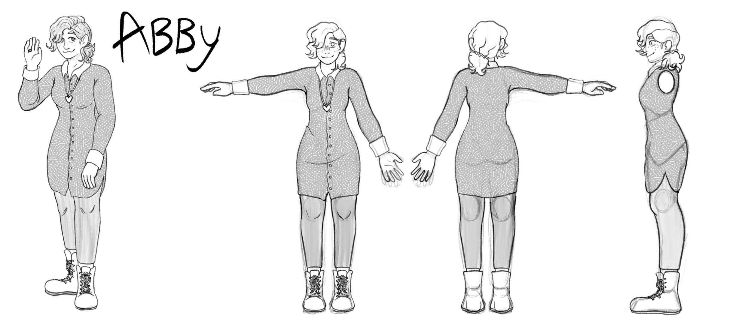 Abby Character Sheet, In-Progress